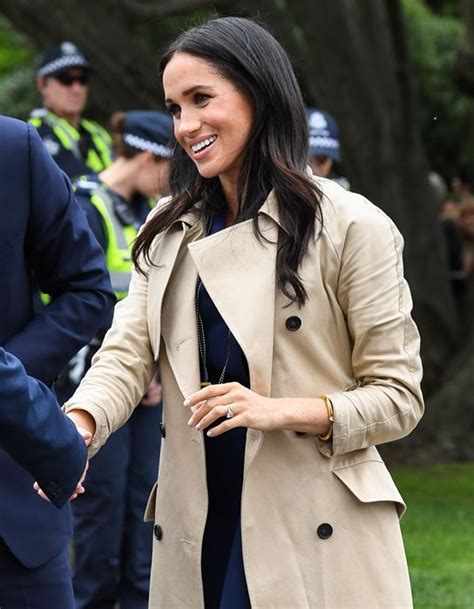 meghan burberry trench|Meghan Markle cuts elegant silhouette in £1.8k trench .